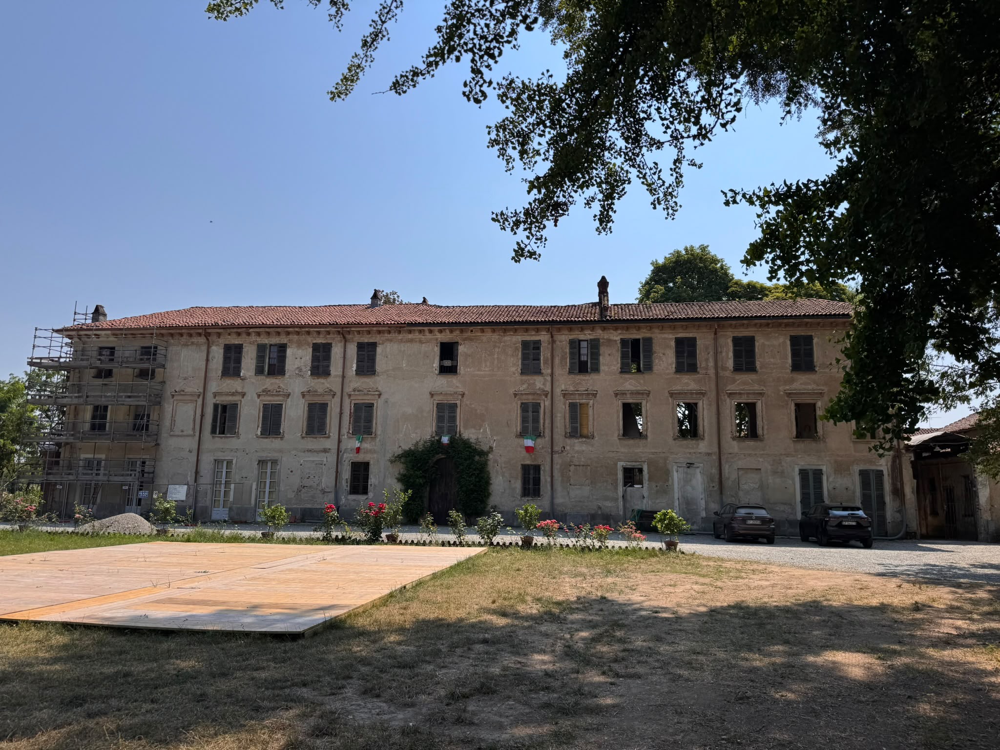 Facciata di Villa Rodrigo
